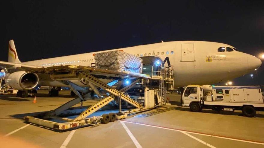 Llegan dos aviones más de China con material sanitario adquirido por la Generalitat valenciana