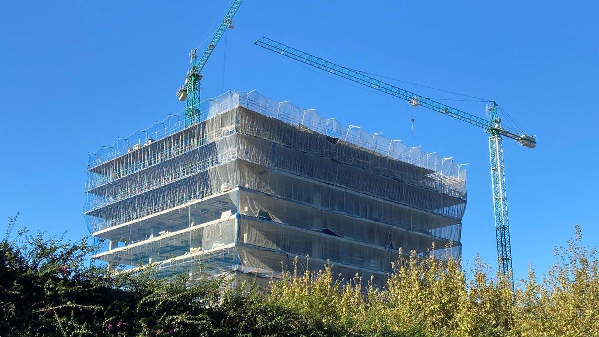 Edificio en construcción.