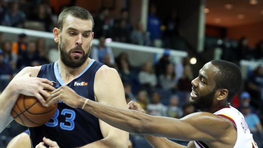 Marc Gasol durante un partido.