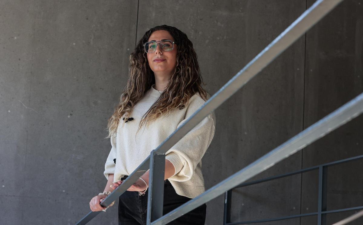 Zara Reyez, en otra punto de las instalaciones de INFORMACIÓN.