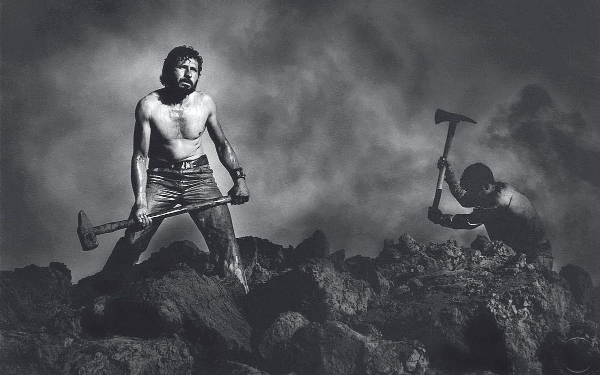 Obra 'Por un pedazo de pan', de 1980.