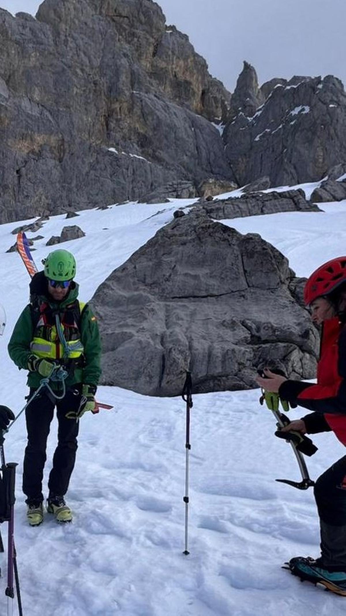 Un momento del reescate.