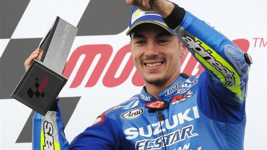 Viñales y Suzuki homenajean a Sheene en Silverstone