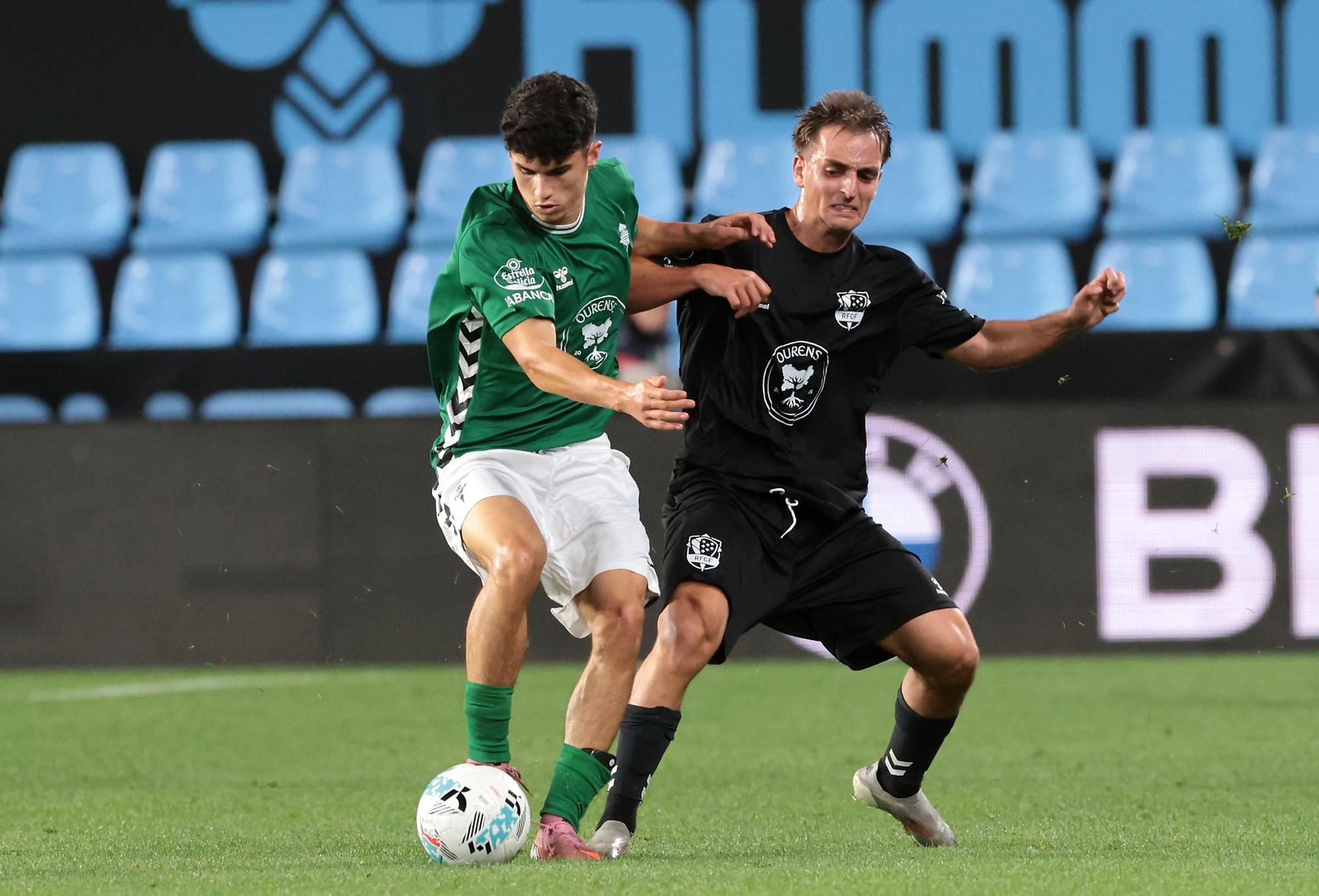 'Xuntos contra o lume': Celta - Selección de Ourense, en imágenes