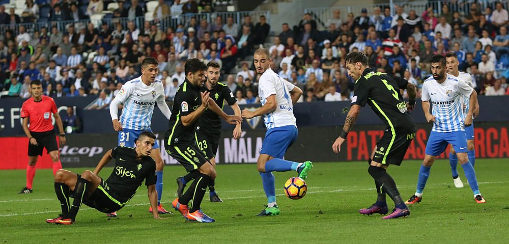 LaLiga Santander | Málaga CF, 3 - Sporting, 2