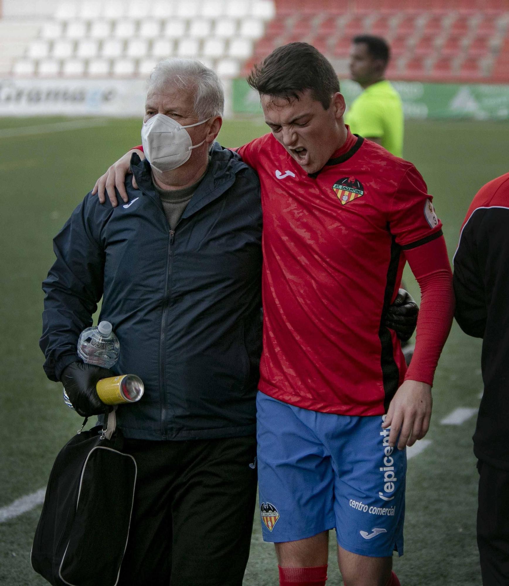 Empate entre el Atlético Saguntino y el CD Acero, en un inusual  derbi, con el Saguntino como local en el Fornás.