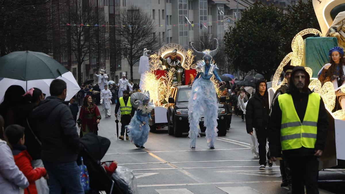Cabalgata de Reis do ano pasado en Compostela