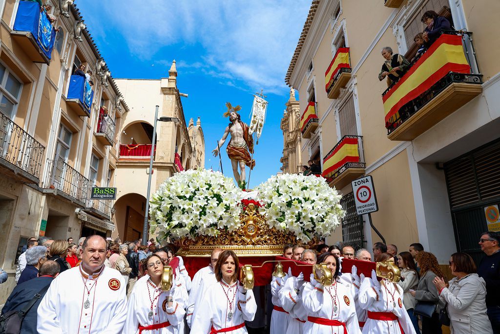 Procesión del Domingo de Resurrección en Lorca, en imágenes