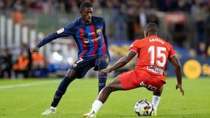 Dembélé, goleador ante el Almería