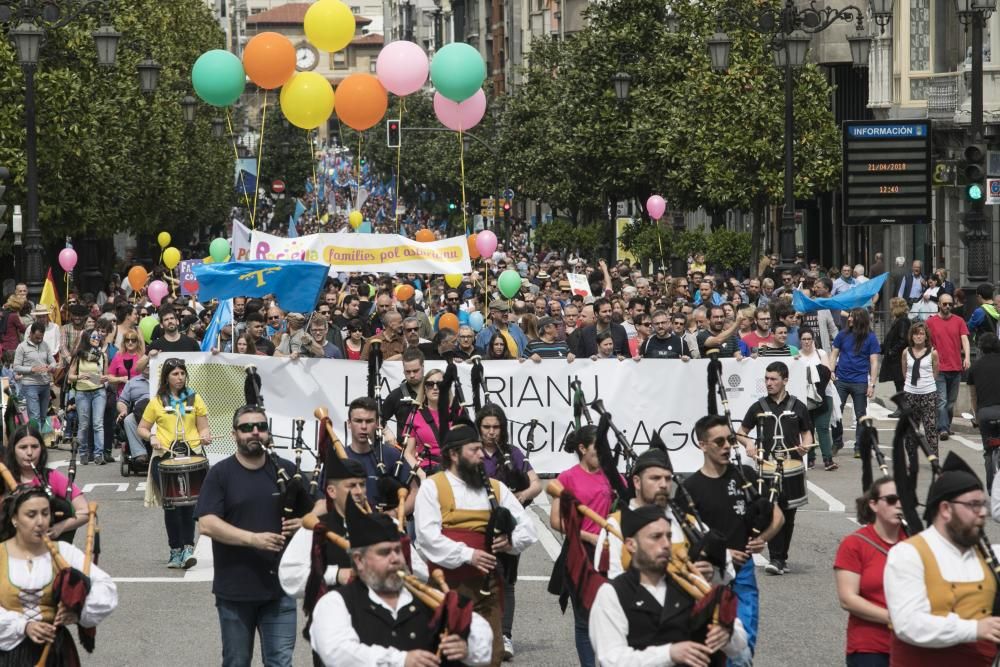 La manifestación, en imágenes