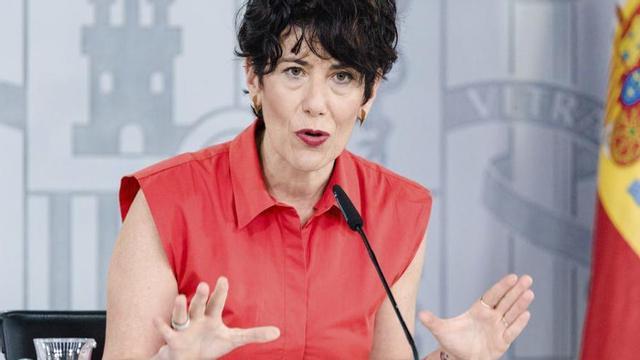 La portaveu del Govern, Elma Saiz, ahir. | CARLOS LUJÁN / EUROPA PRESS