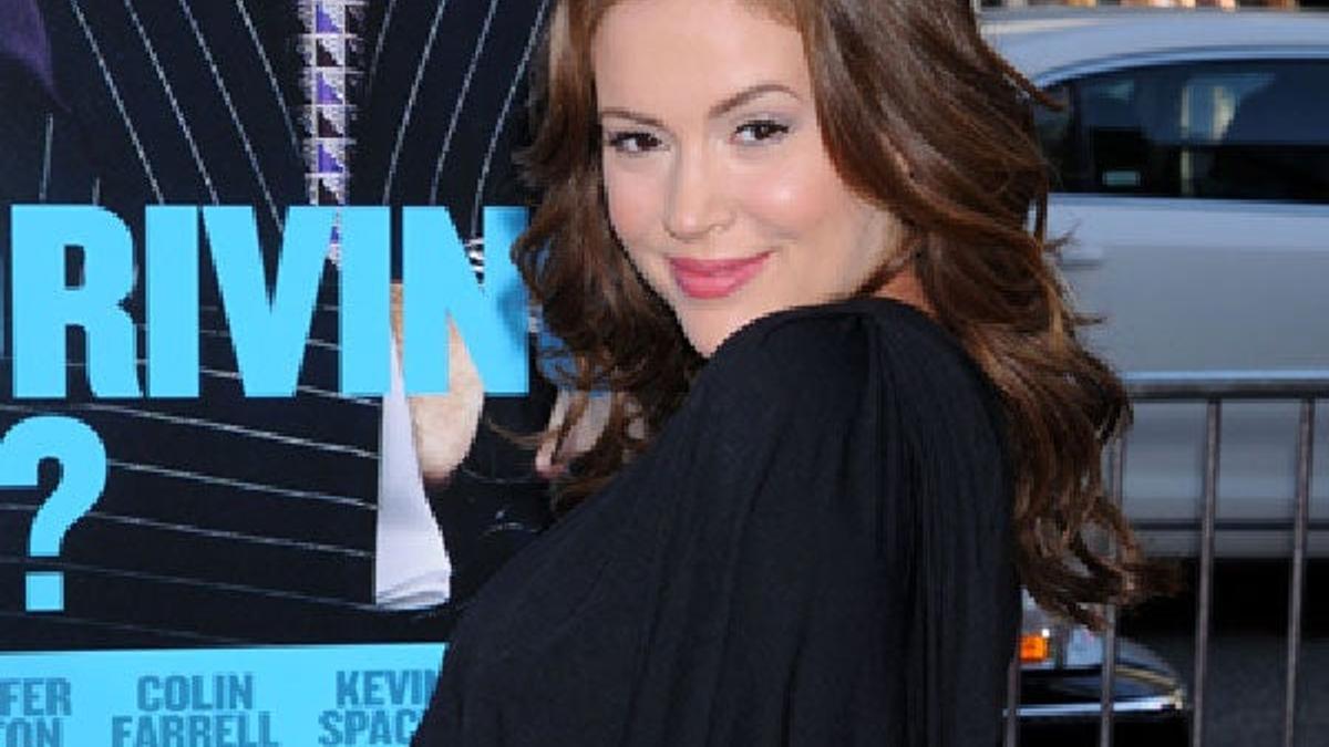 Alyssa Milano se convierte en mamá Cuore