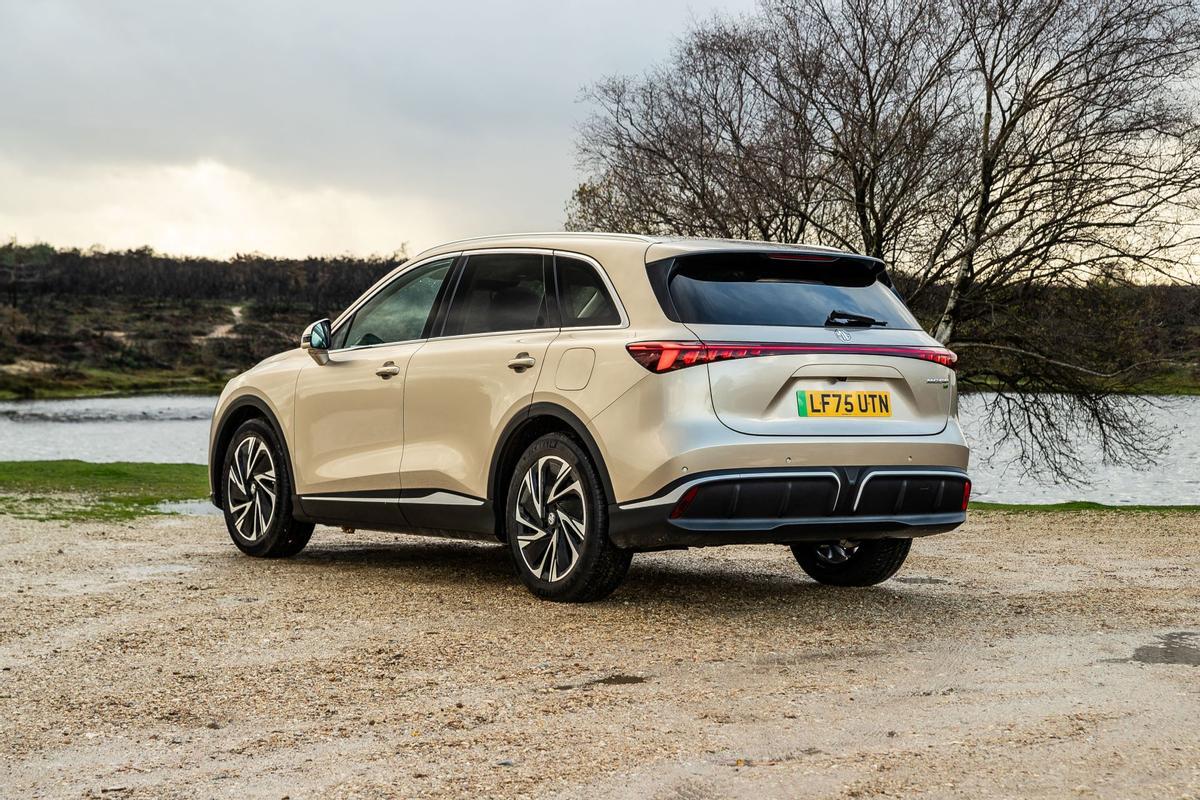 Parte trasera del MGS6 EV