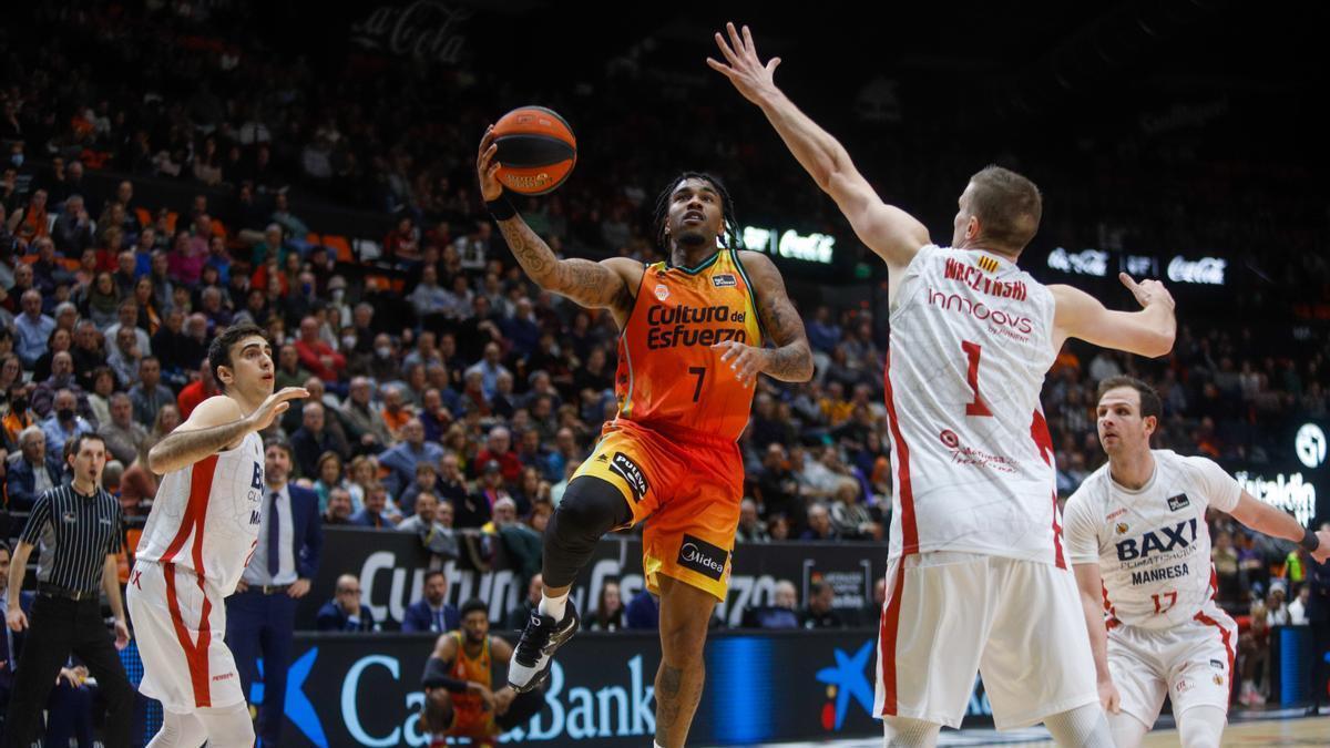 Chris Jones, en el último partido de Liga Endesa ante el Baxi Manresa