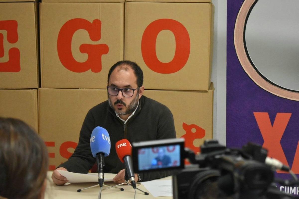 Marcos Maceira, presidente da Mesa pola Normalización Lingüística.