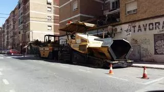 Empiezan las obras de asfaltado en Valle Inclán y Pérez Texeira