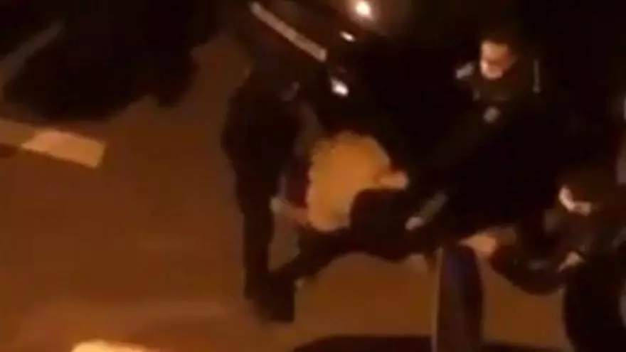 Así fue la detención de un joven en Palma por supuesta violencia machista