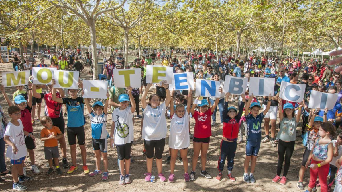 Imagen de la BaixCletada celebrada en 2017 en el Baix Llobregat