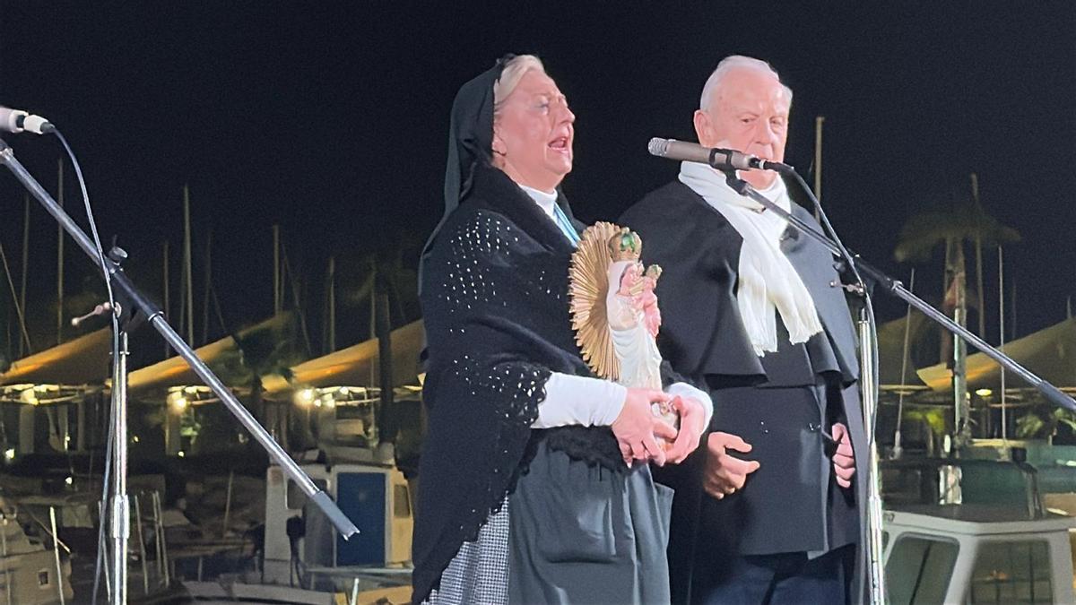 La representación de la Venida de la Virgen en Santa Pola, en imágenes