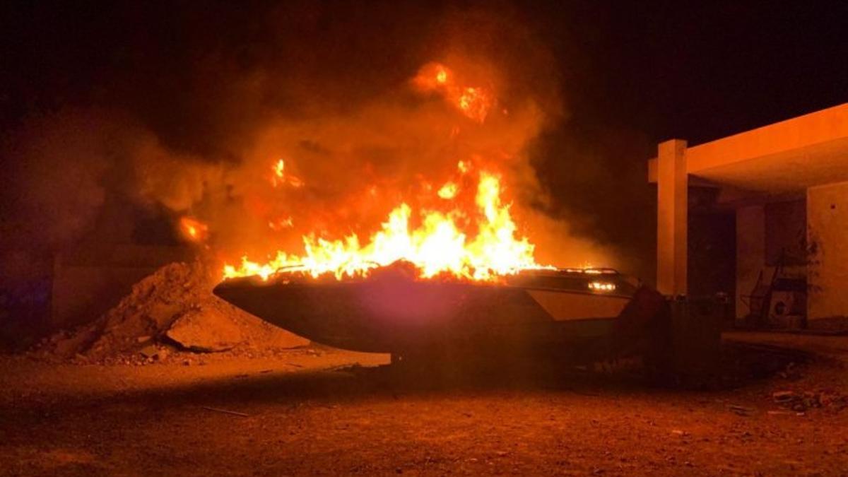 incendio de una embarcacion