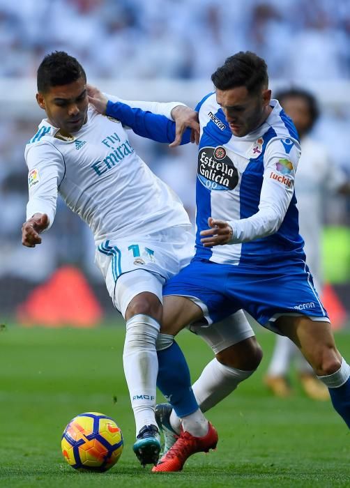 El Dépor sale goleado del Bernabéu