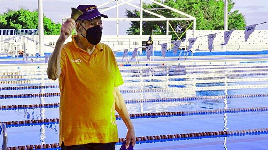 Paco García, en las instalaciones de la Acidalio Lorenzo.