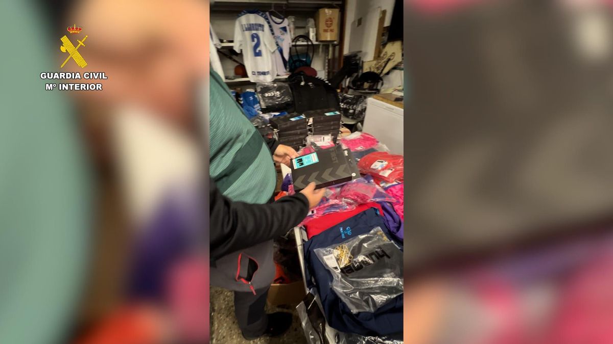 Material sustraído de las oficinas del CD Tenerife