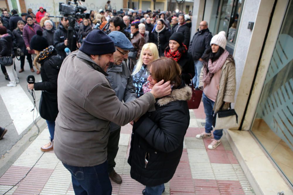 Manifestació per la nena morta de Blanes