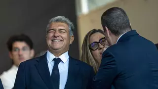 El corte de mangas de Laporta tras conocer la cautelar del CSD sobre Dani Olmo y Pau Víctor