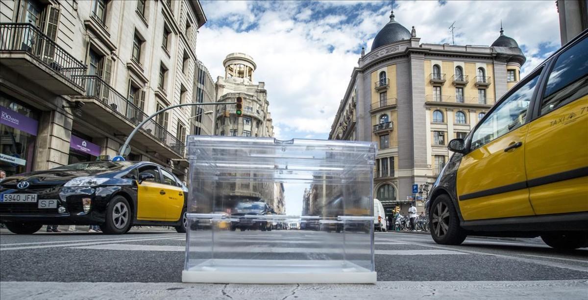 tecnicomadrid29759591 barcelona  21 05 2015 elecciones municipales  urnas que van