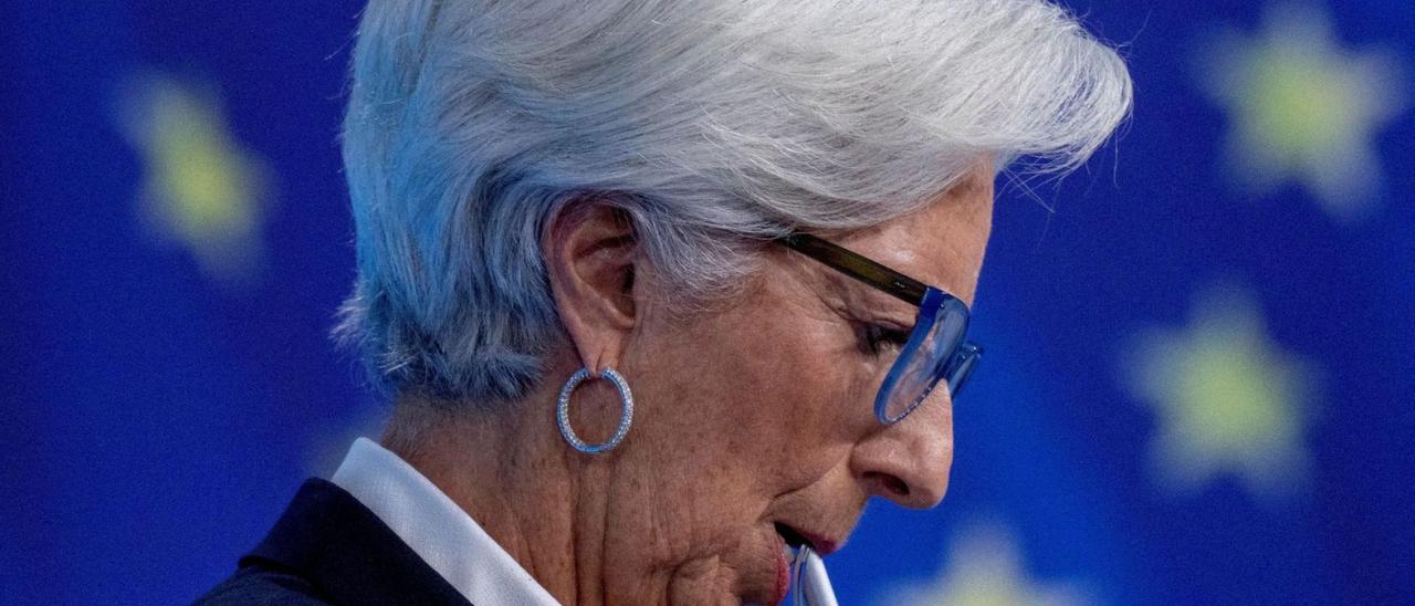 La presidenta del BCE, Christine Lagarde.   | // L. O.