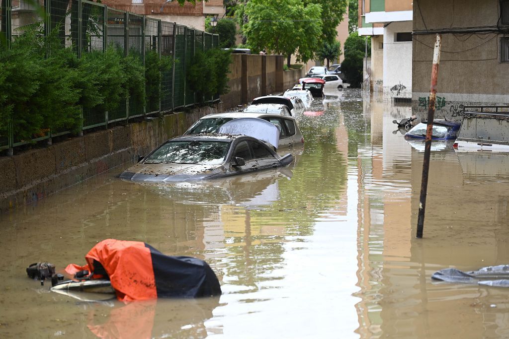 Las imágenes de la DANA a su paso por Cartagena