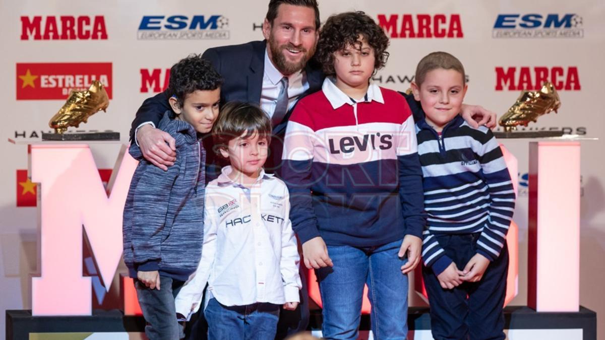 Entrega Bota de Oro a Leo Messi