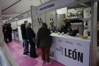 La feria de productos de León, en la plaza Mayor