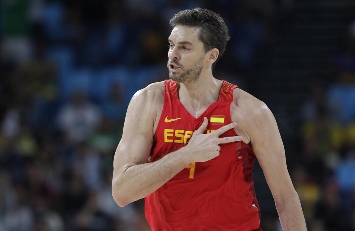 El jugador españo Pau Gasol, durante el partido contra Croacia del pasado domingo en los Juegos de Río.