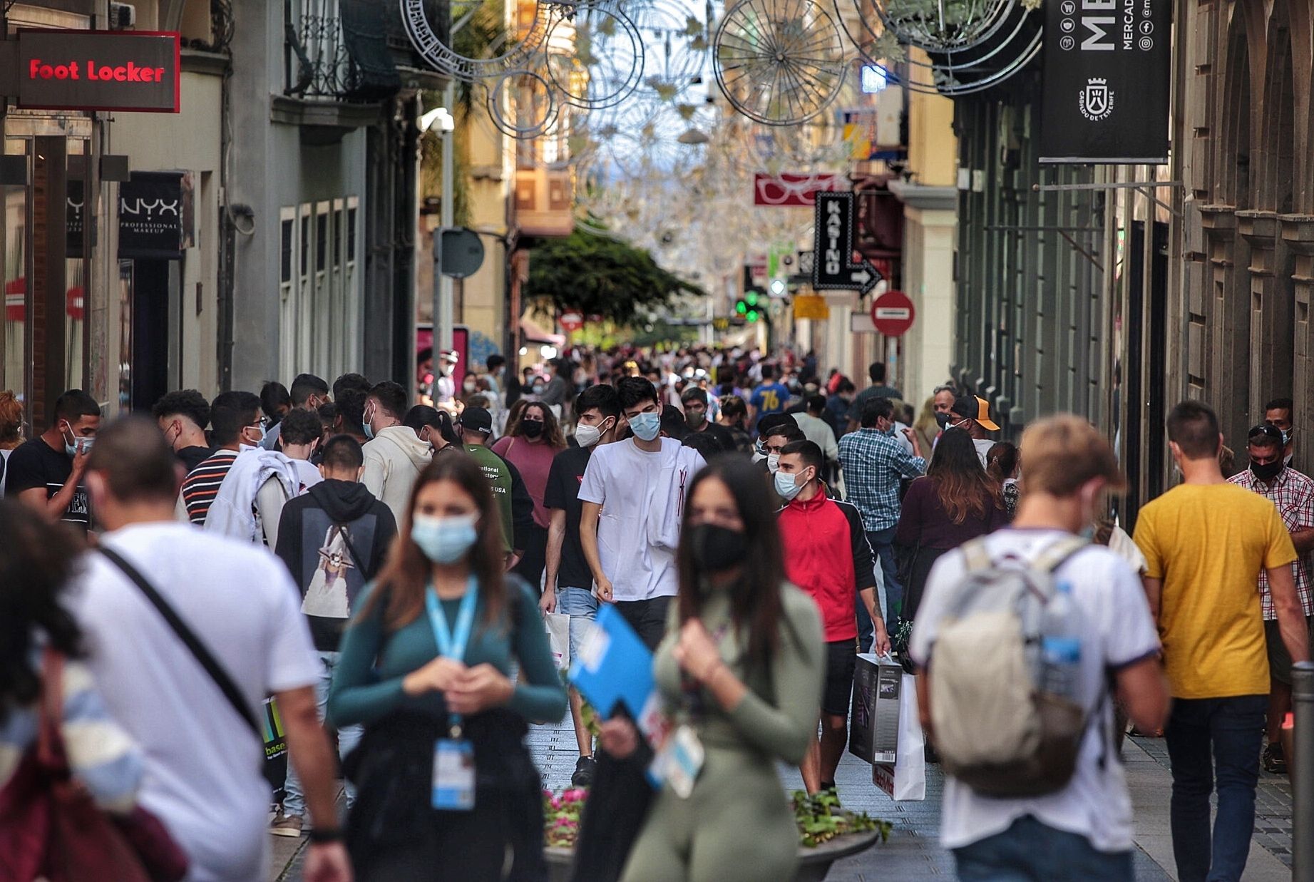 Primer día de rebajas en Santa Cruz de Tenerife