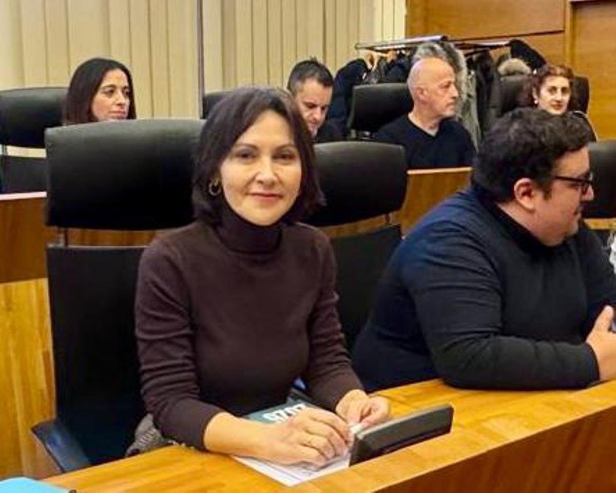 La edil Natalia González