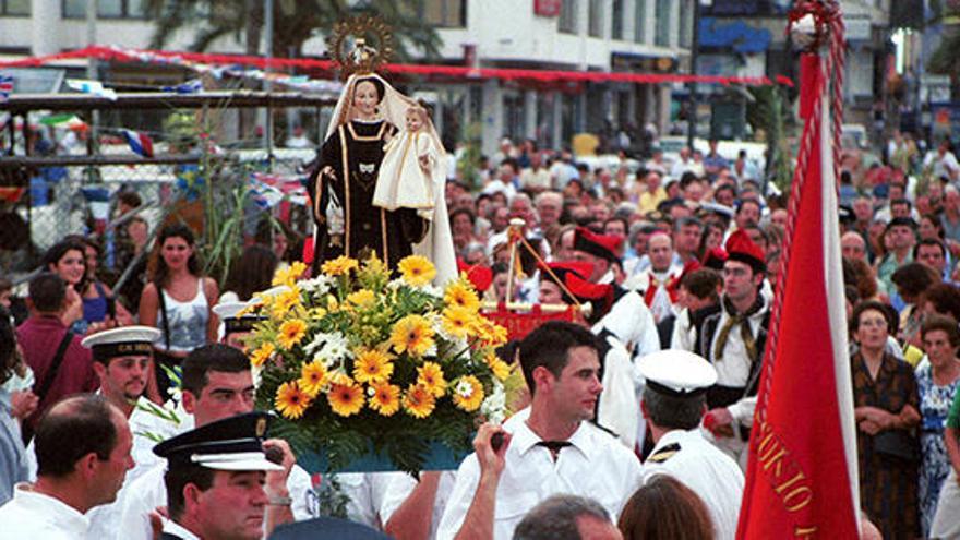 Imagen de archivo de la fiesta del Carmen en Sant Antoni.