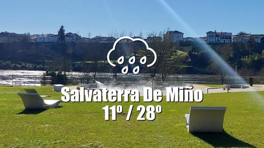 El tiempo en Salvaterra de Miño: previsión meteorológica para hoy, lunes 1 de junio