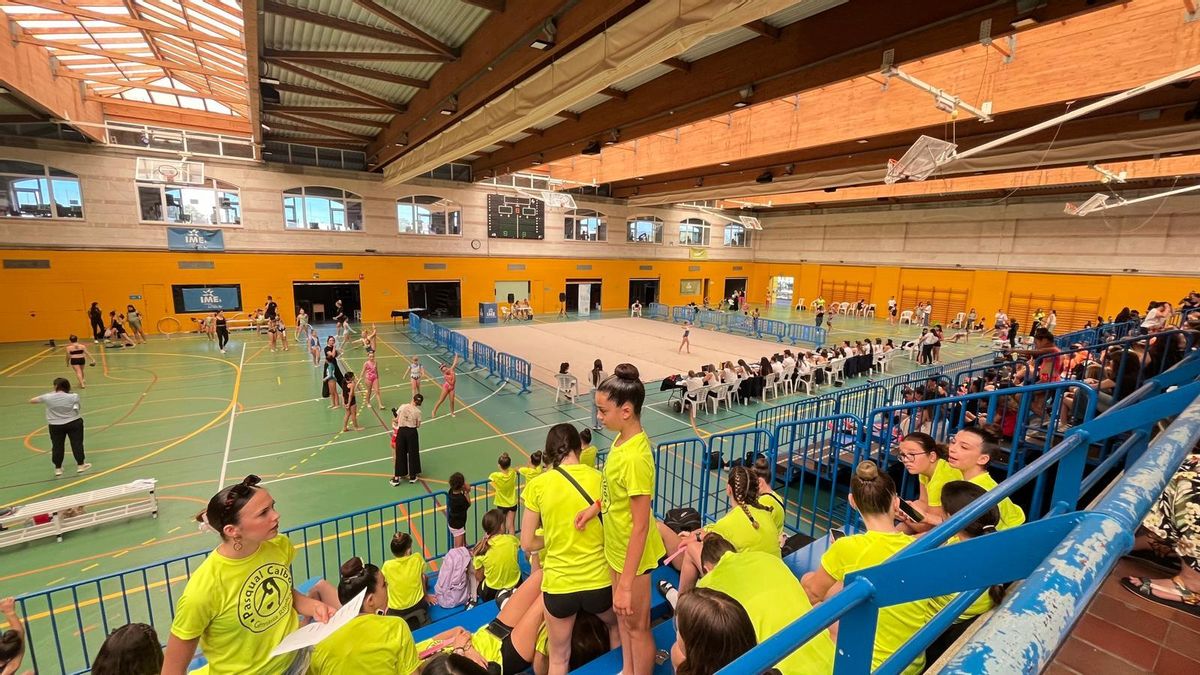 Imagen del estado del polideportivo