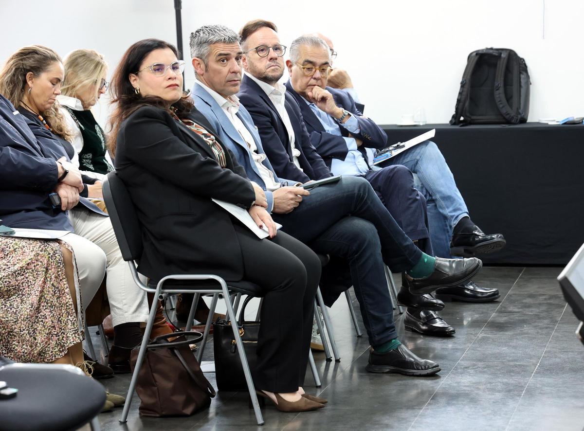 Un momento de la reunión de la Fecam.