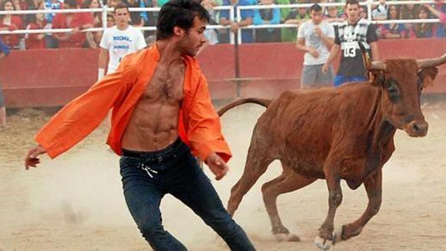 Celebració de les vaquetes durant la festa major de l&#039;any passat