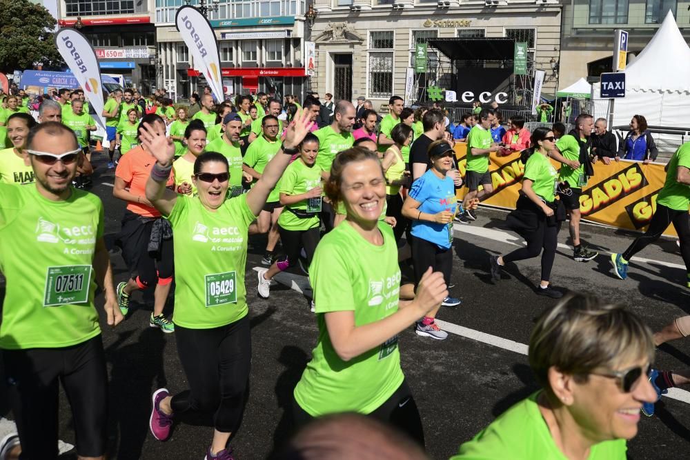 Carrera y caminata contra el cáncer en A Coruña