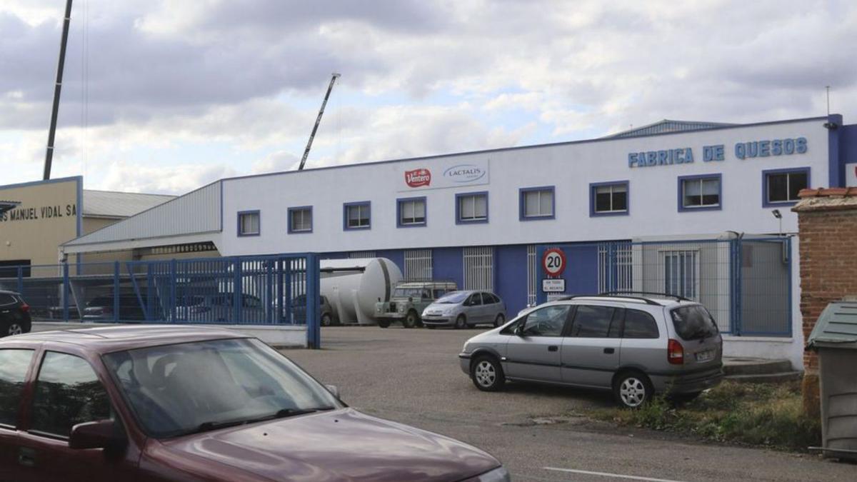 Fábrica de Lactalis, a las afueras de Zamora.