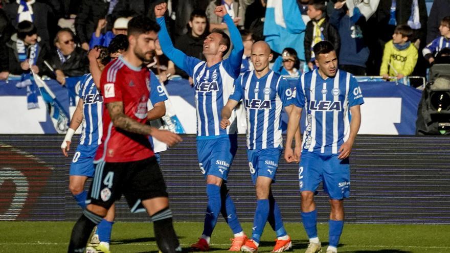 Goleada del Alavés ante un Celta mutante