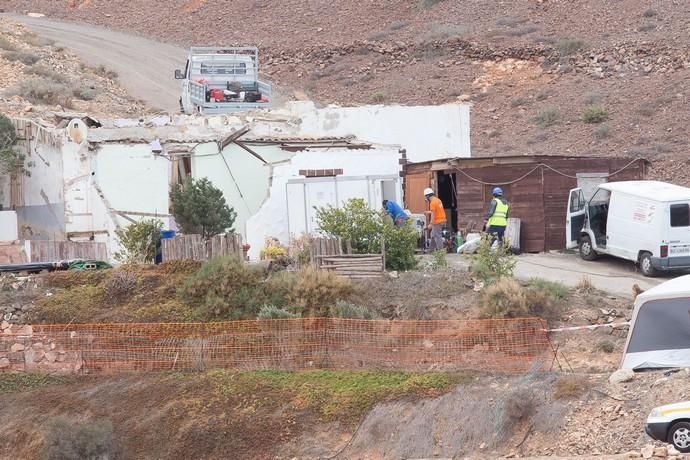 FUERTEVENTURA . - DERRIBO DE LA CASA DE LA ABUELA JOSEFA - 30-01-18 - FOTOS: GABRIEL FUSELLI