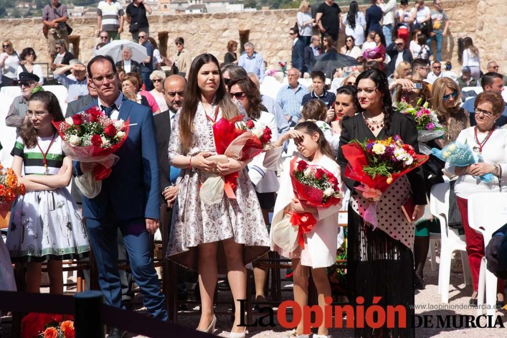 Ofrenda de flores en Caravaca