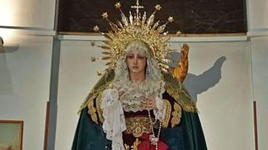 La Virgen de la Hermandad de los Estudiantes. | LNE