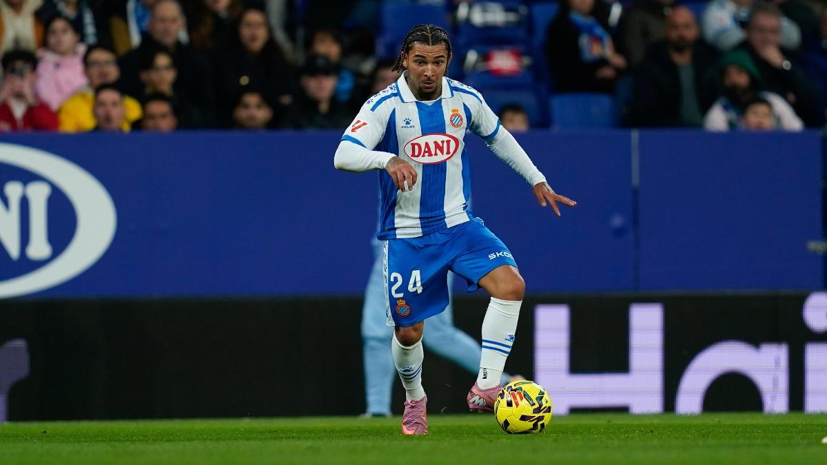 Dolan, durante el duelo contra el Girona