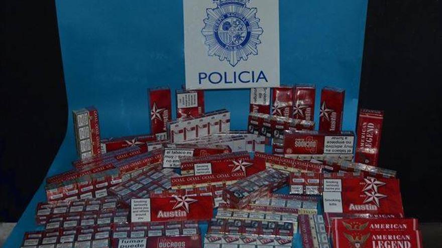 La Policía Nacional se incauta de 710 cajetillas de tabaco de contrabando